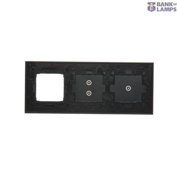Transition adapter for 45x45 mm fitting type, black matt image 2
