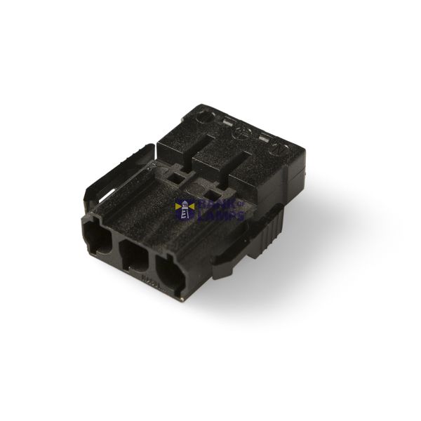 Screwless coupler 3-p plug, narrow, white image 1