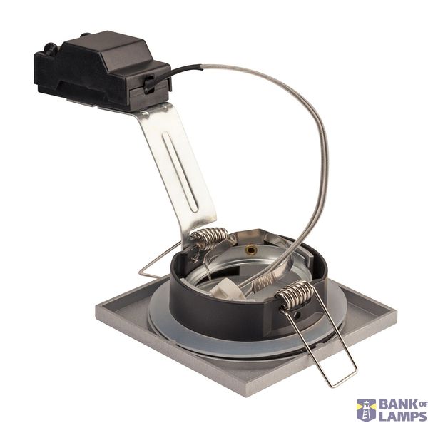 DOLIX OUT MR16 SQUARE Downlight, silver-gray, max. 35W image 1