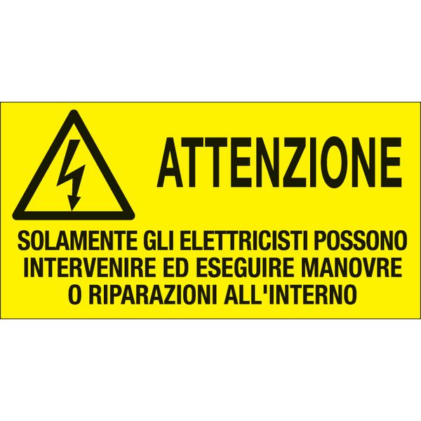 Adhesive label - Dimensions: 330 x 170 mm image 1