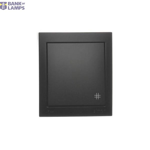 Splash-proof intermediate switch, 10AX, black matt image 1