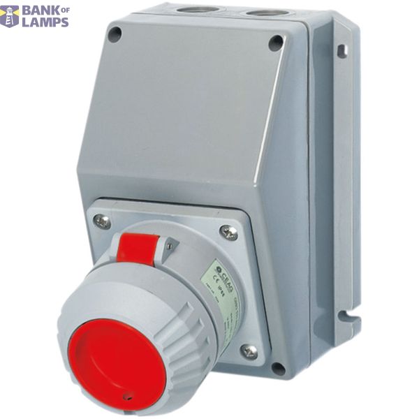 WALL SOCKET 16A-4POL-6H/240V/415V image 4