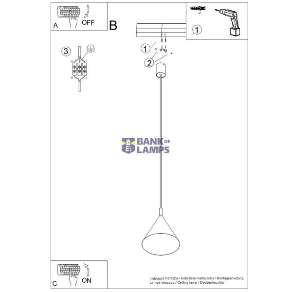 Pendant lamp NOX 25 red ochre image 12