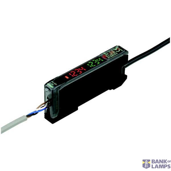 Amplifier for Ultrasonic E4C head, analog 1-5VDC & transistor output, NPN, 2m cable E4C 1016B image 1