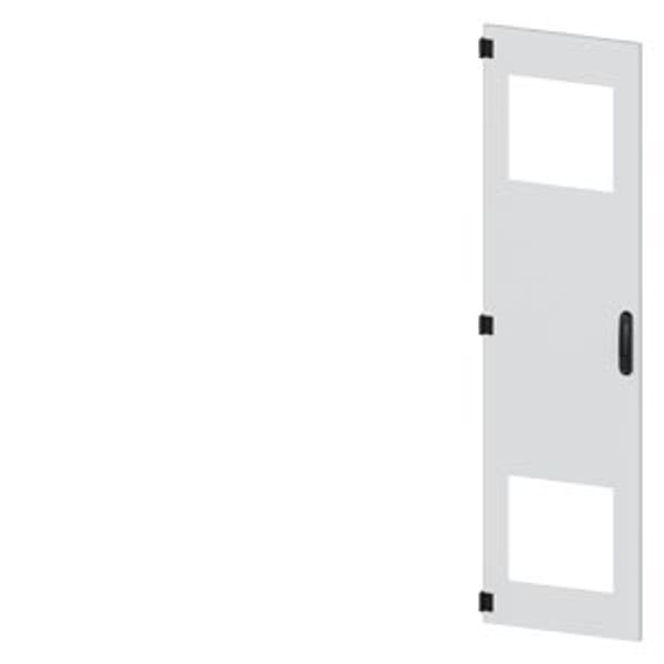 SIVACON, door, left, with cutout for filter fan, with ventilation openings image 1