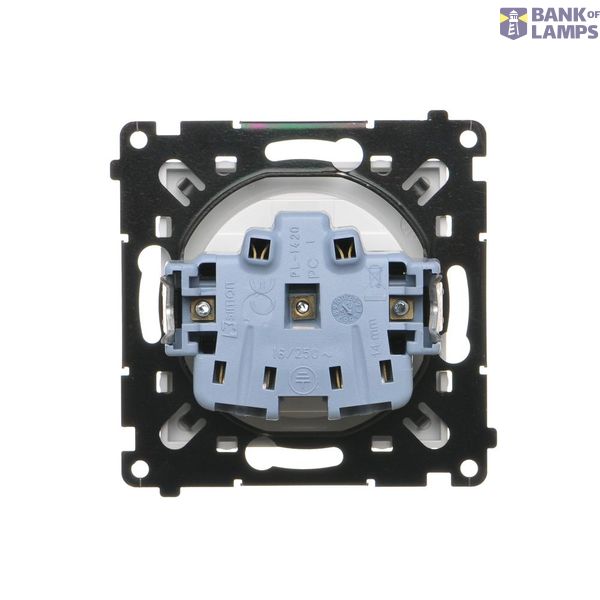 Digital thermostat with outer temperature sesnor, Gold matt, metalic image 1