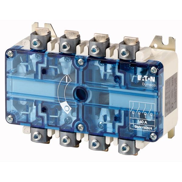 DMV-160N/4+TC Switch-disconnector, DMV, 160 A, 4 pole, Stop Function optional, Without rotary handle and drive shaft, Tunnel terminal image 1