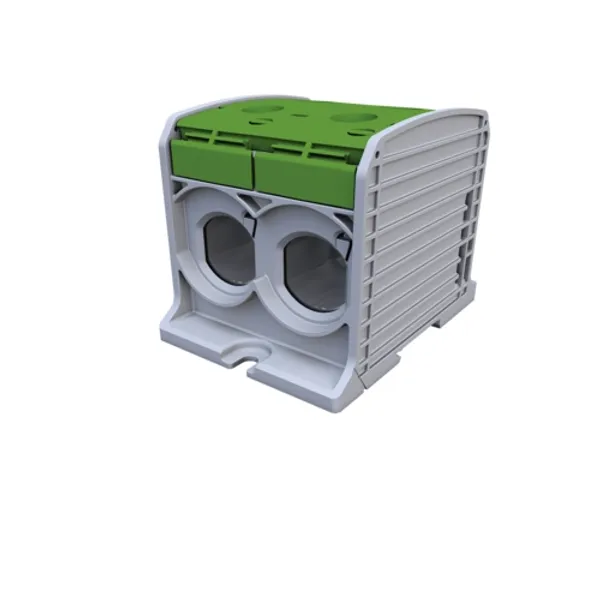 STB 300-2 Rail-mounted terminal block Al/Cu 87920 SIMBLOCK green image 2