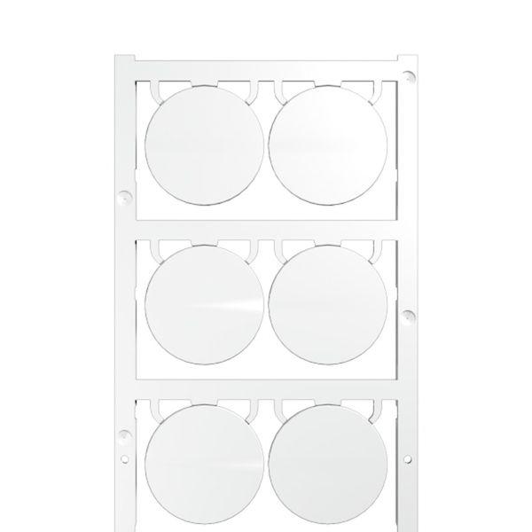 ClipCard, Device markers, 30 x 30 mm, Self-adhesive, Ø 30 mm, To customer specification image 1