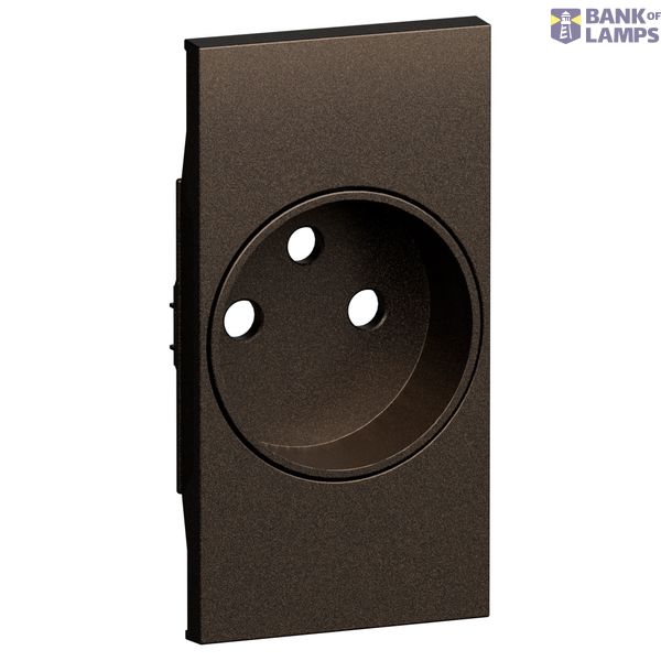 L.NOW - FR/BEL SOCKET COVER 2M BRONZE image 1