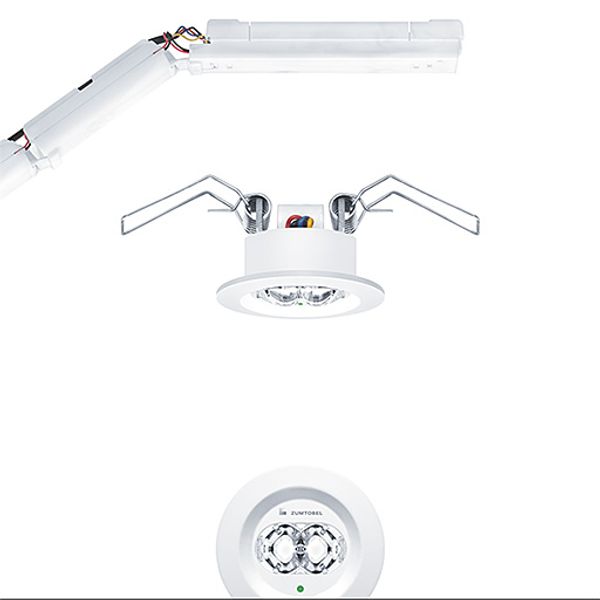 RESCLITE PRO MRCR MINI ANT E8D WH - Safety luminaire image 1