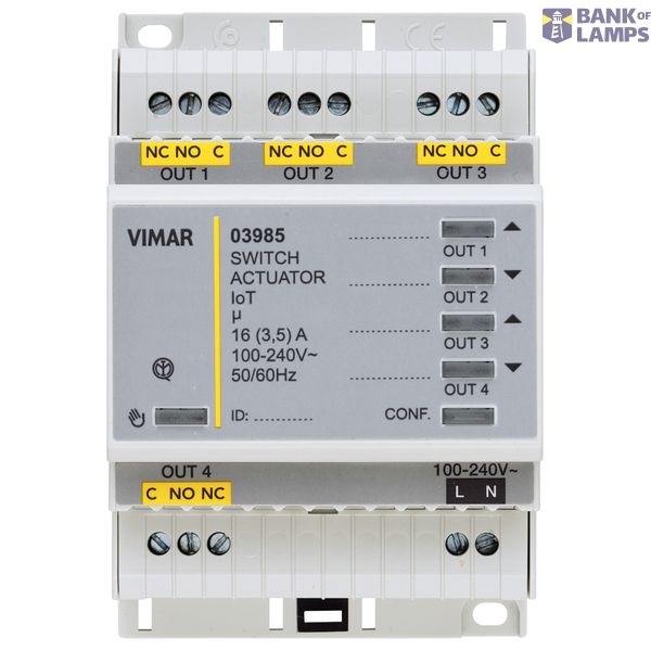 IoT connected multif.actuator 4out relay image 1