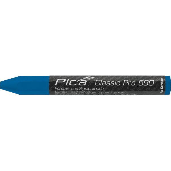 Pica 12st 590/41 Marking Chalk PRO 12x120mm blue image 1