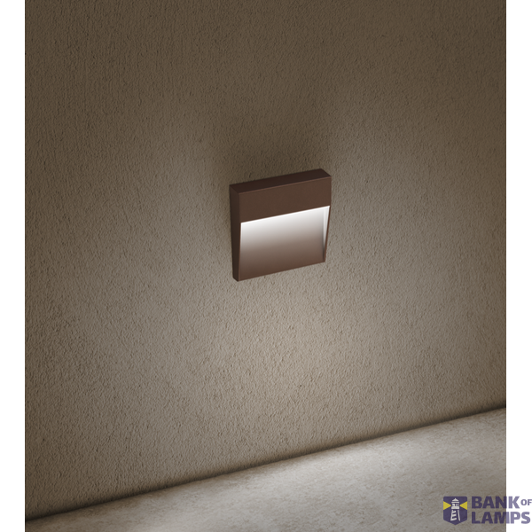 SEGNAPASSO LED PASEO QUADRATO CORTEN image 1