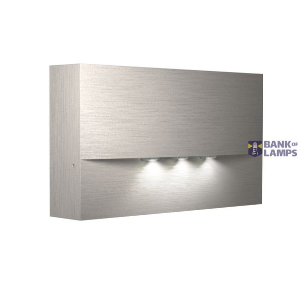 Emergency lum. WAF stainless steel look 3x1W ERT-LED 3h 230V image 3
