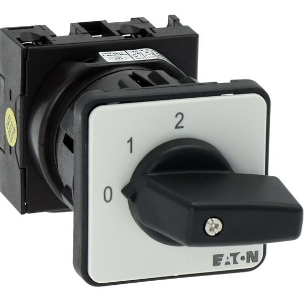 T0-1-8310/EZ Step switches, T0, 20 A, centre mounting, 1 contact unit(s), Contacts: 2, 45 °, maintained, With 0 (Off) position, 0-2, Design number 8310 image 7