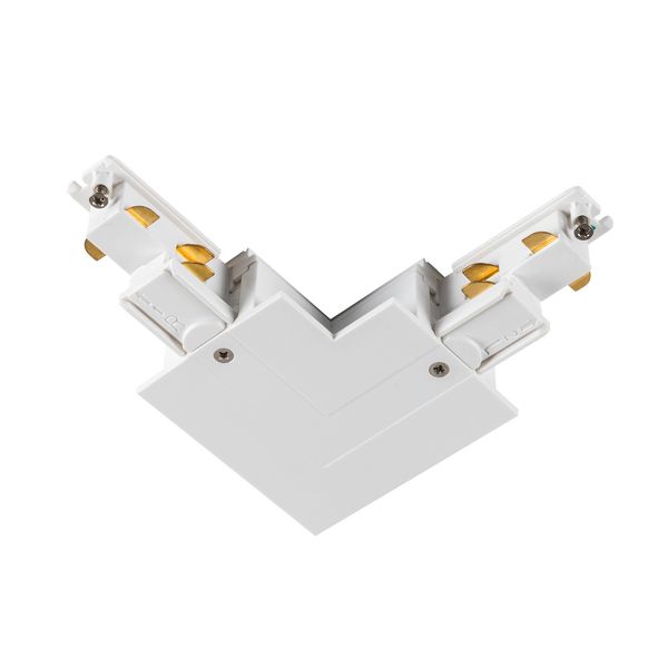 L-connector  S-TRACK 3-phase-recessed rail ,IP20,white image 1