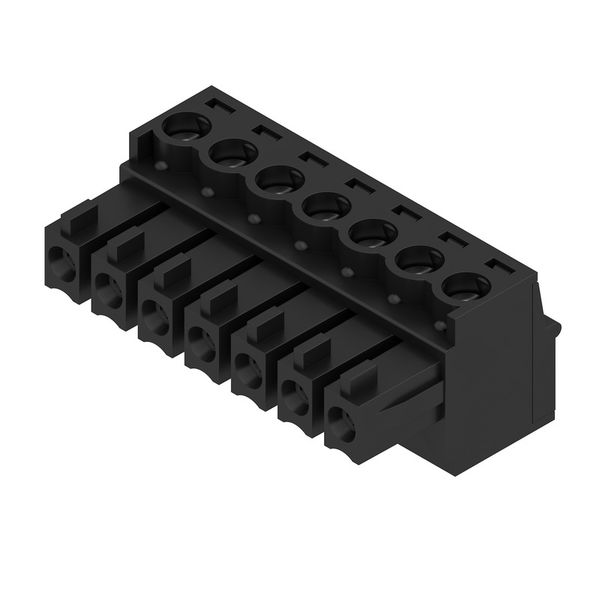 PCB plug-in connector, female plug, 3.81 mm, Number of poles: 7, 180°, Clamping yoke connection, Clamping range, max. : 1.5 mm², Box image 4