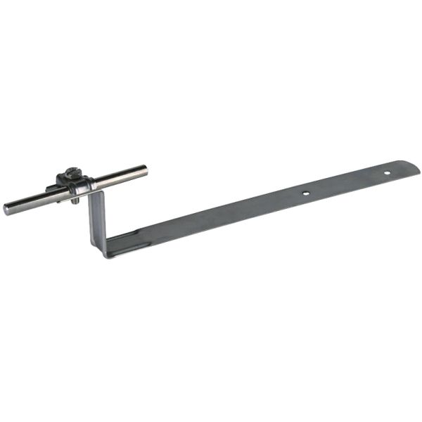 Roof conductor holder DEHNQUICK StSt f. Rd 6-10mm with brace L 260mm image 1