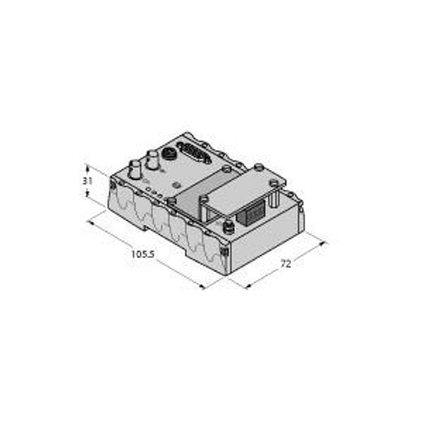 excom I/O System PROFIBUS-DP fiber-optic coupler for zone 1   OC11EX/2G.2 image 1