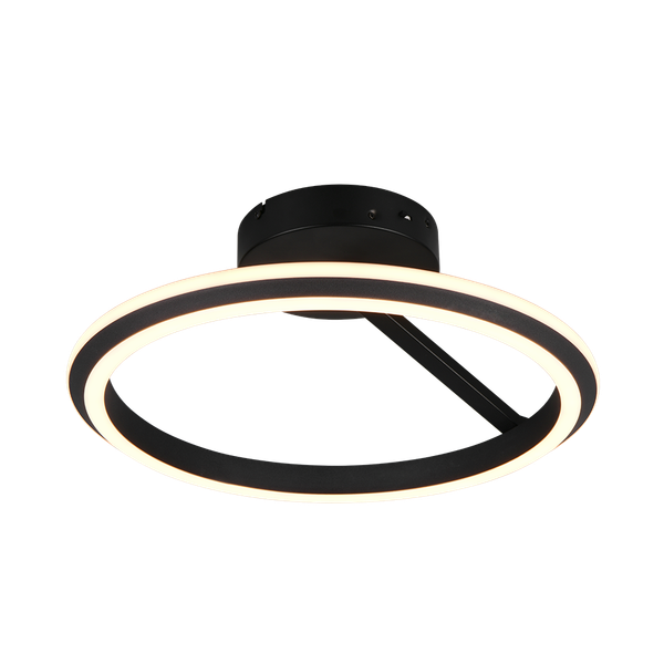 Amador LED ceiling lamp matt black image 1