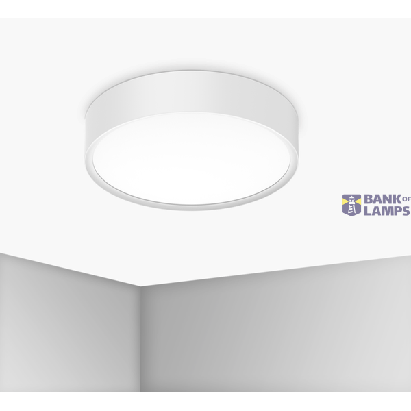 PLAF. BLANCA LUXE 400MM BIANCO image 1