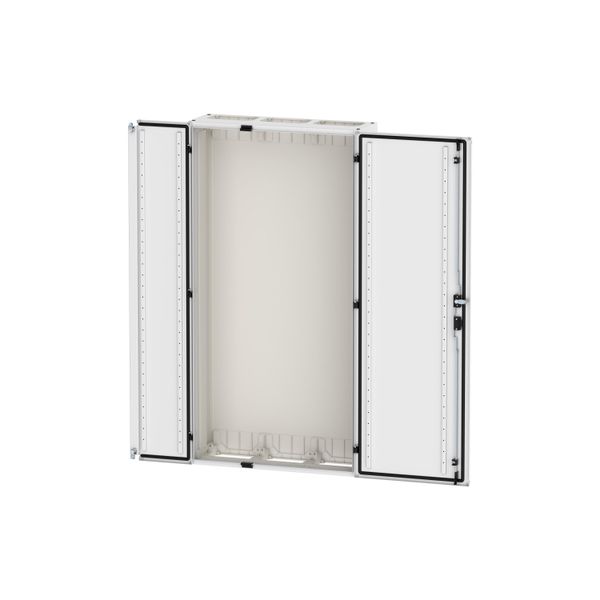 Floor-standing distribution board EMC2 empty, IP55, protection class II, HxWxD=1550x800x270mm, white (RAL 9016) image 17