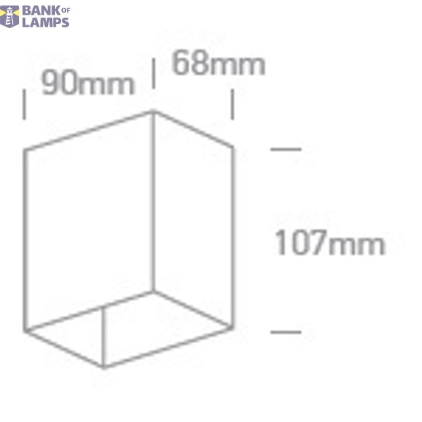 WHITE WALL 3W WW IP54 DARK LIGHT 100-240V image 3