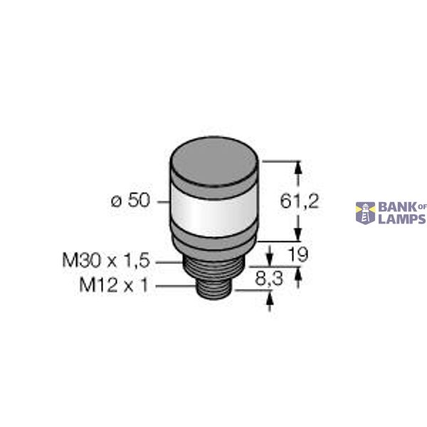 LED Signal Light High-intensity Tower Light   TL50WAQ image 1
