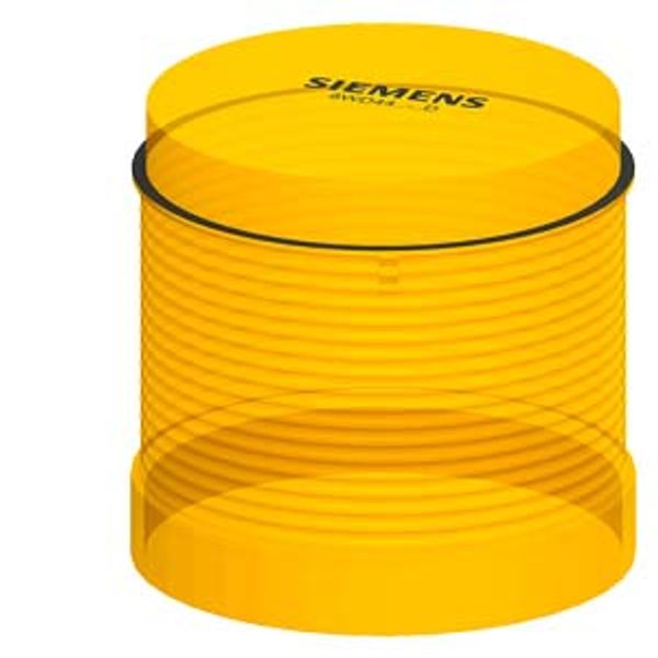 Blinklight element, with integrated LED, yellow, 115 V AC, diameter 70 mm image 1