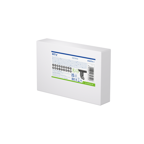 LED track luminaire SIERRA, 8 W, 720 lm, 4000K, AC220-240V, IP20, 48°, black image 2