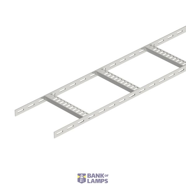 Cable ladder, shipbuilding with trapezoidal rung 25x206x2000 Stainless image 1