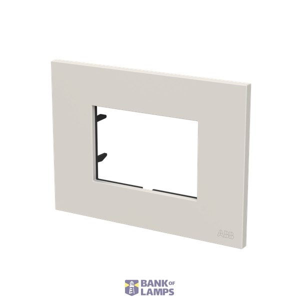Frame - 1-gang / 3-modules - ABB logo - Dune image 2