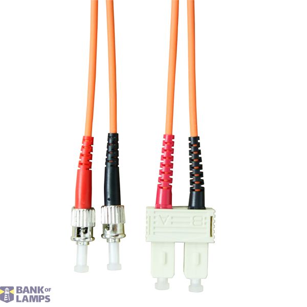 FO Patchcord Duplex ST/SC,62,5/125æm OM1, LS0H, orange, 1m image 1