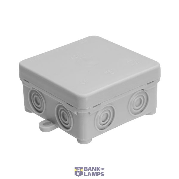 K76/T, thermoplastic junction box, colour-grey, IP54, 380V, 7 entrances image 1