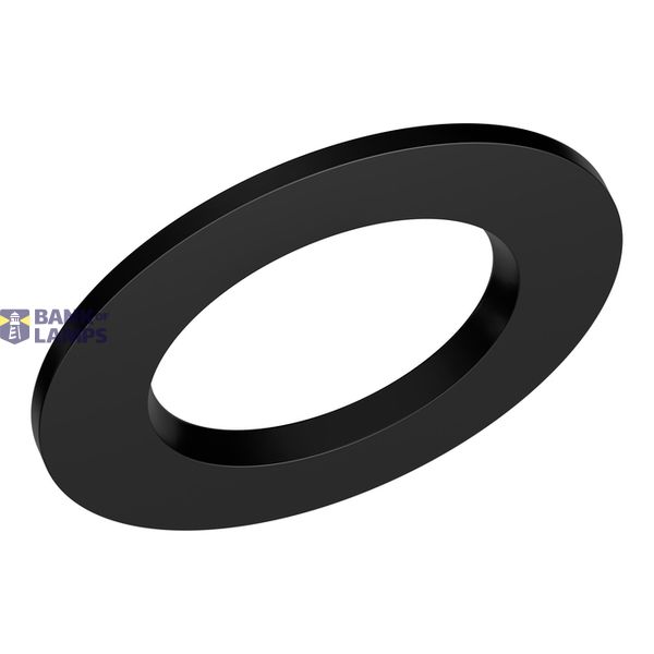 DL CMFT EXT RING D140 BK LEDV image 1