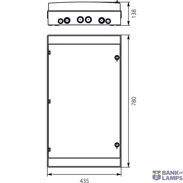 Hermetic switchboard RH-72/4ZB image 1