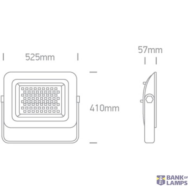BLACK LED 250W DL IP65 AC 230V image 2