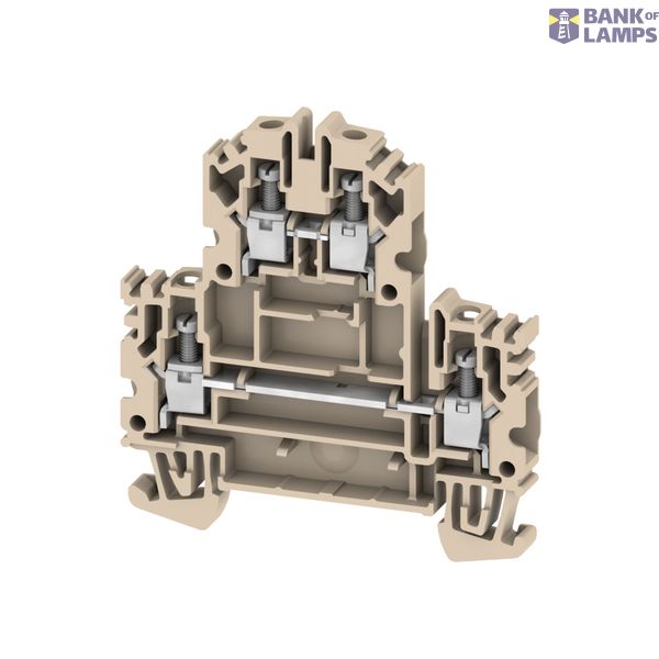 Multi-level terminal block 4 mm² phase, 400V/24A, screw image 1