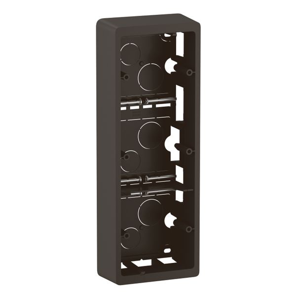 SURFACE MOUNTING BOX 3 GANG BLACK image 7