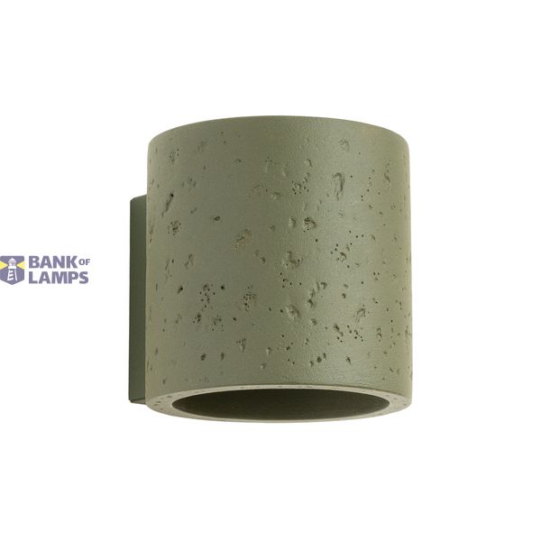 Wall lamp ORBIS concrete olive green image 3