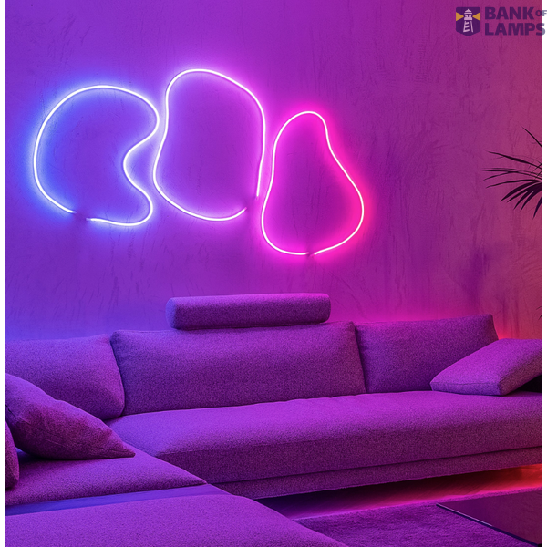 RGB light Flex, 3 meter long starter, White, BT+WiFi, Gen II, IP20, Plug C image 2