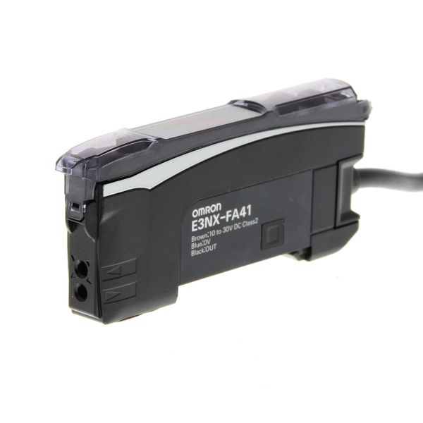 Fiber amplifier, infrared LED, twin digital display, smart tuning, NPN E3NX7039E image 4