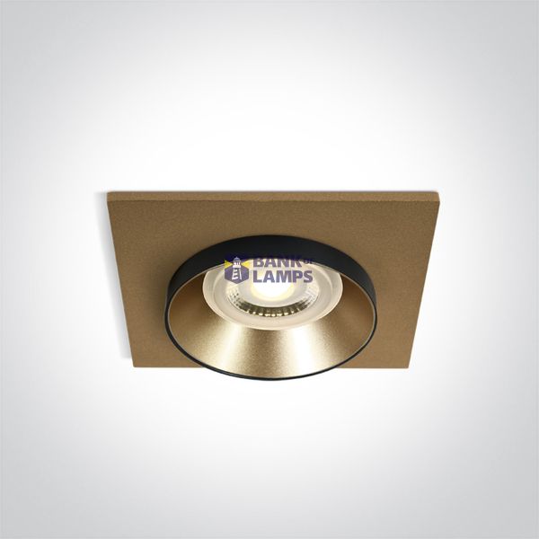 BRASS GU10 10W DARK LIGHT image 1