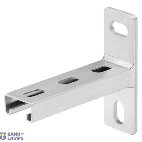 BRACKET 41X21 WITH FLAT END - LENGTH 300MM - FINISHING: HDG image 3