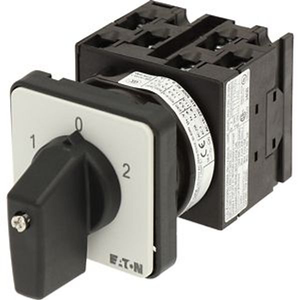 T0-3-8212/E Changeoverswitches, T0, 20 A, flush mounting, 3 contact unit(s), Contacts: 6, 60 °, maintained, With 0 (Off) position, 1-0-2, Design number 8212 image 9