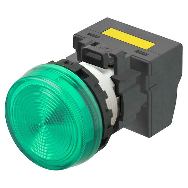M22N Indicator, Plastic flat, Green, Green, 220/230/240 V AC, push-in A2265010C image 2
