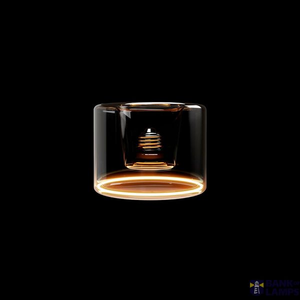 LED Smoky Light Bulb Ghost Line Recessed Donut 120x90 6W 380Lm E27 1900K Dimmable - G13 image 2