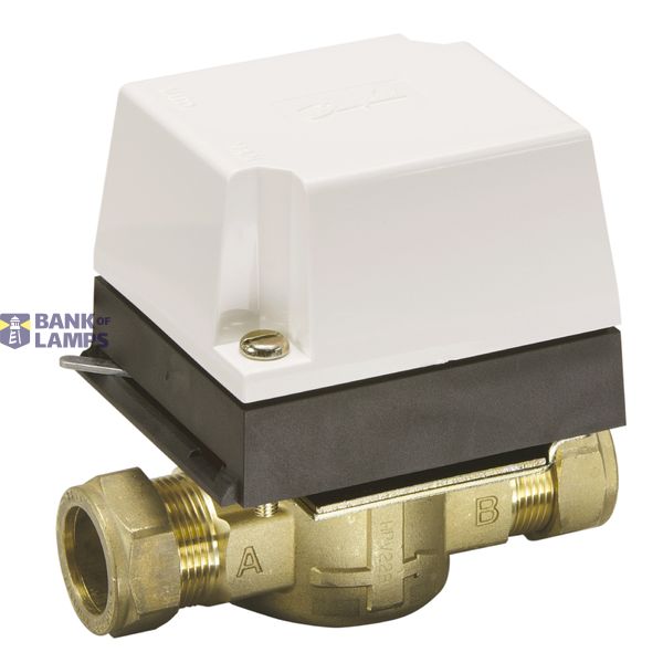 HP22, 2-way control valve 230V spring return, MIT, 22mm compression image 1