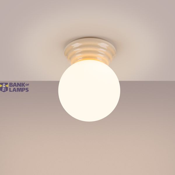 Ceiling lamp ZORI beige IP44 image 11